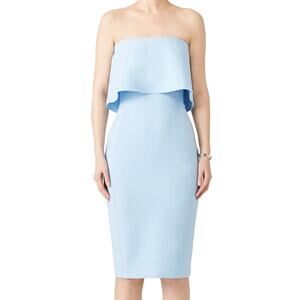 Likely Light Blue Strapless Driggs Dress 6